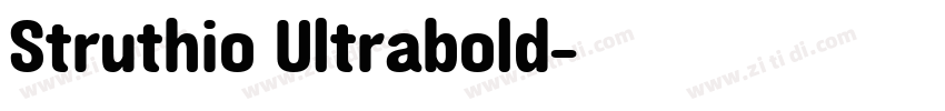 Struthio Ultrabold字体转换 Struthio Ultrabold字体转换